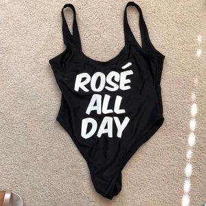 One piece ‘Rose all day’ bathing suit- runs small